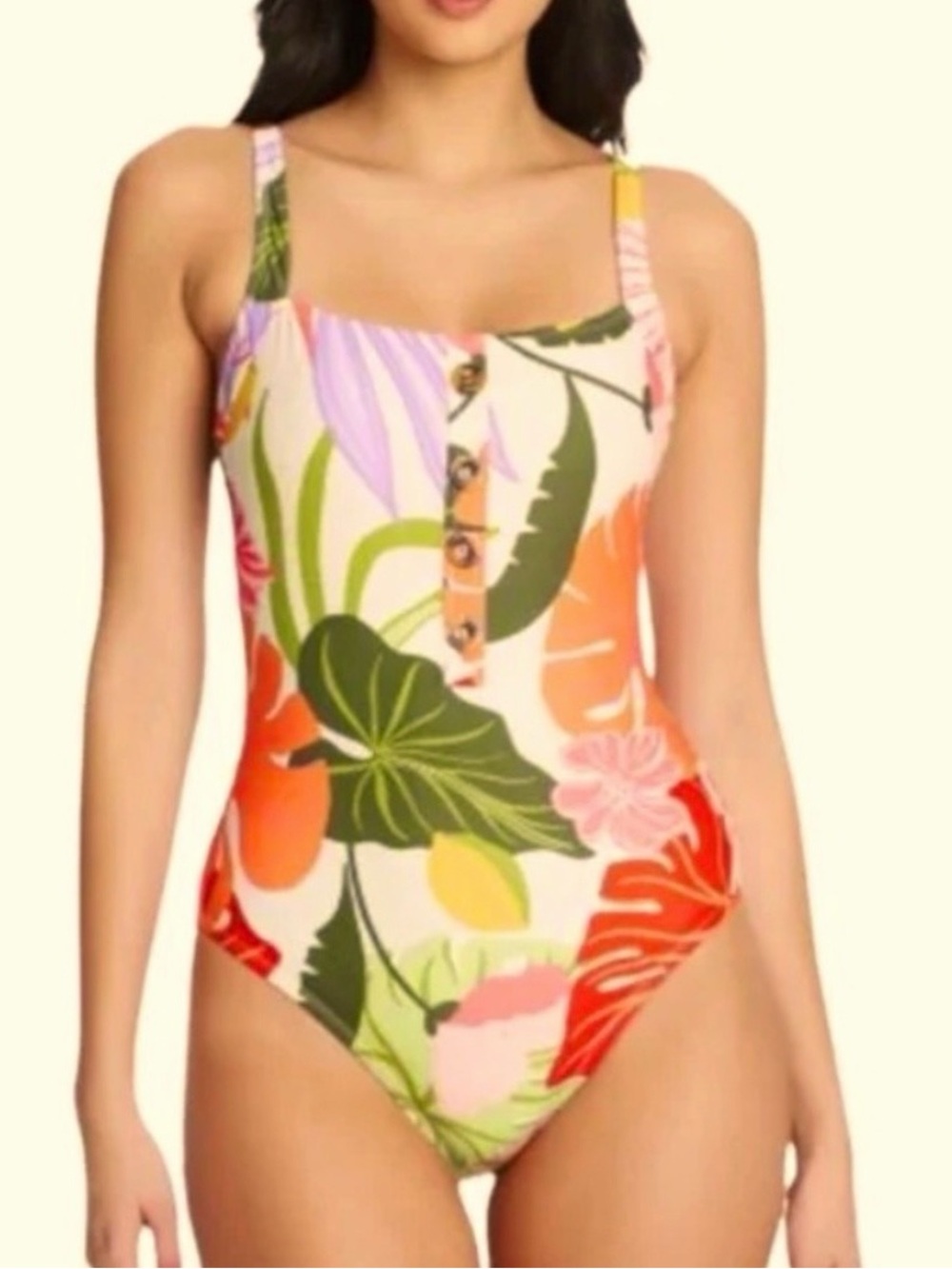Social Standard by Sanctuary
Tropical Print Swimsuit Size Large